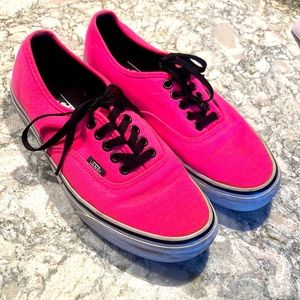 Hot pink Vans
